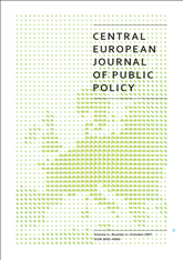 Czech public policy as a scientific discipline and object of research